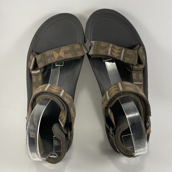 Teva Universal Original Premier Sandals Mens Size 11 Green Aztec Active Hiking - Picture 5 of 9